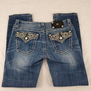 Miss Me Jeans Tag Size 30 Straight Embellished